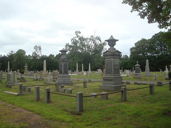 View of Hamden Plains Cemetery