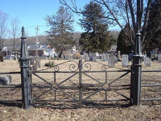 Cemetery gate