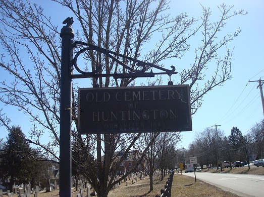 Cemetery sign