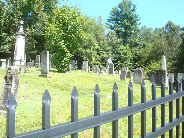 Sandy Hook Cemetery, second side view