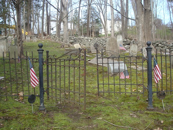 The cemetery gates