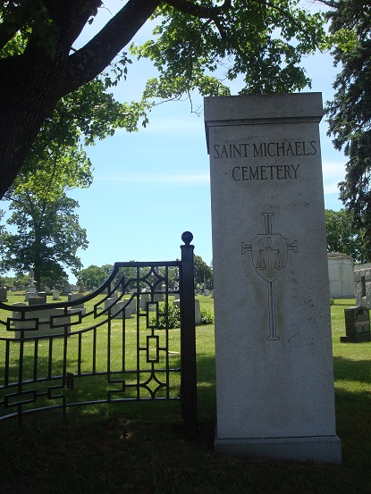 St. Michael's Cemetery sign