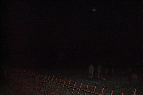 Union Cemetery at night