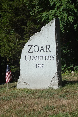 Zoar Cemetery entrance