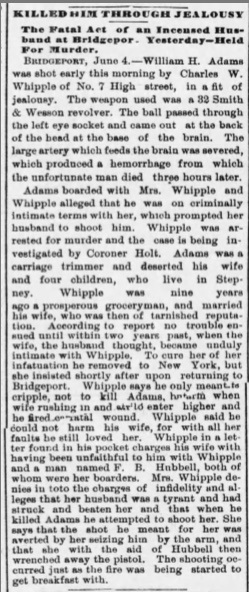 William Adams's obituary