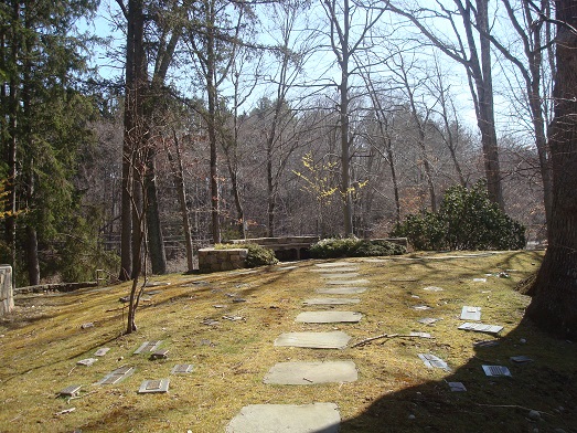 View at the top of the garden